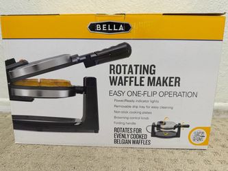 NEW BELLA ROTATING WAFFLE MAKER