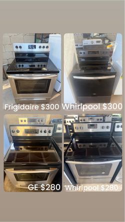 Electric oven range Glass top prices from $230