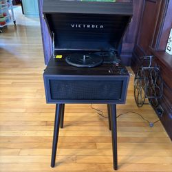 Victrola Bluetooth Record Player Stand
