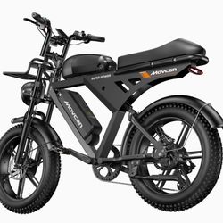 MOVCAN V30 MAX DUAL BATTERY ELECTRIC BIKE-PEAK POWER 1500W-SPEED 32 MPH-RANGE 120 MILES DUAL HYDRAULIC DISC BRAKES FOR MAXIMUM SAFETY AND CONTROL WEIG