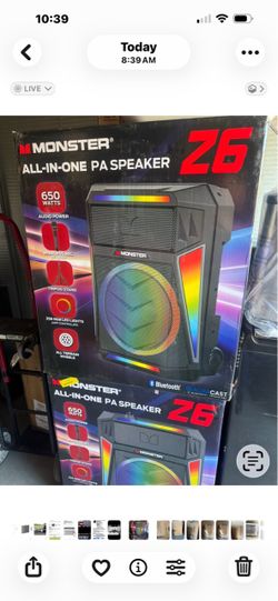 Speaker monster z6