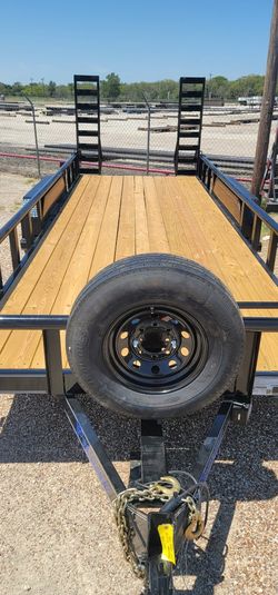 NEW 83x20 HEAVY DUTY PIPE TOP TRAILER LOADED