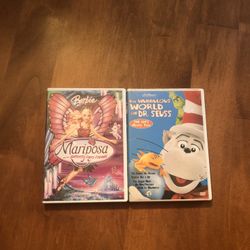Kids DVD Bundle Barbie And Dr Seuss Shipping Available 