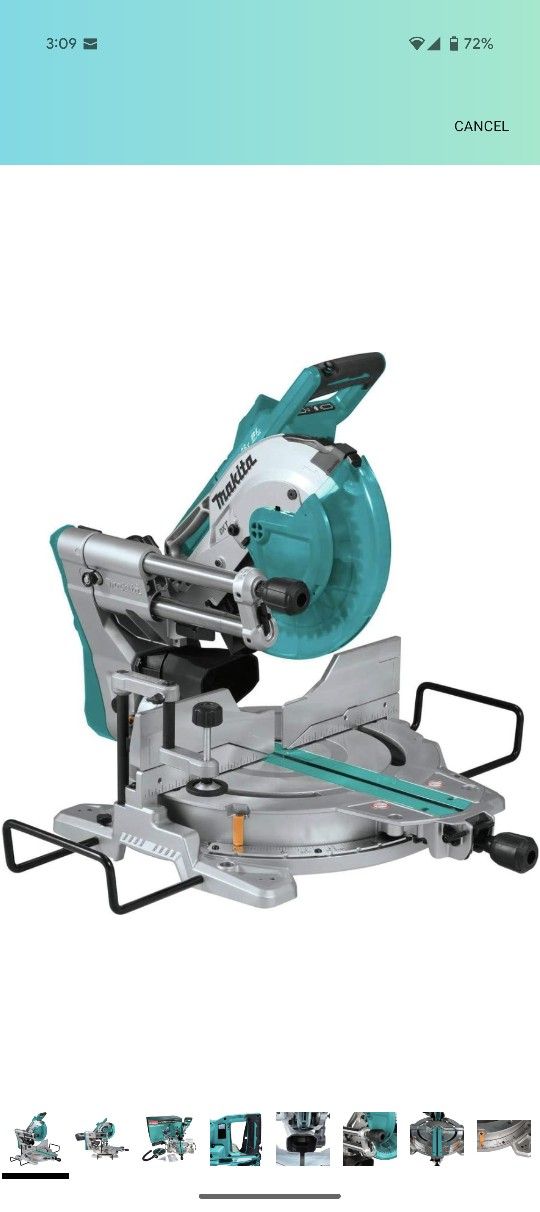 Makita Cordless Miter Makita X2 Miter Saw Makita XSL07Z-R 36V 18V