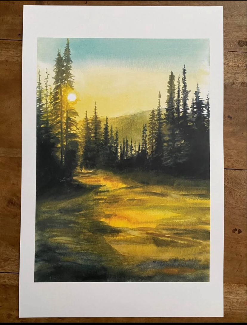 PNW Watercolor Prints By West Seattle Artist $30 Each