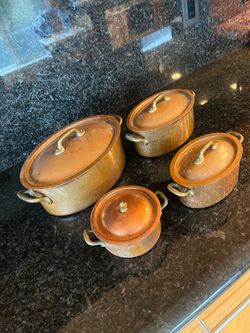 Copper pots