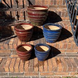 5 Ceramic Pots