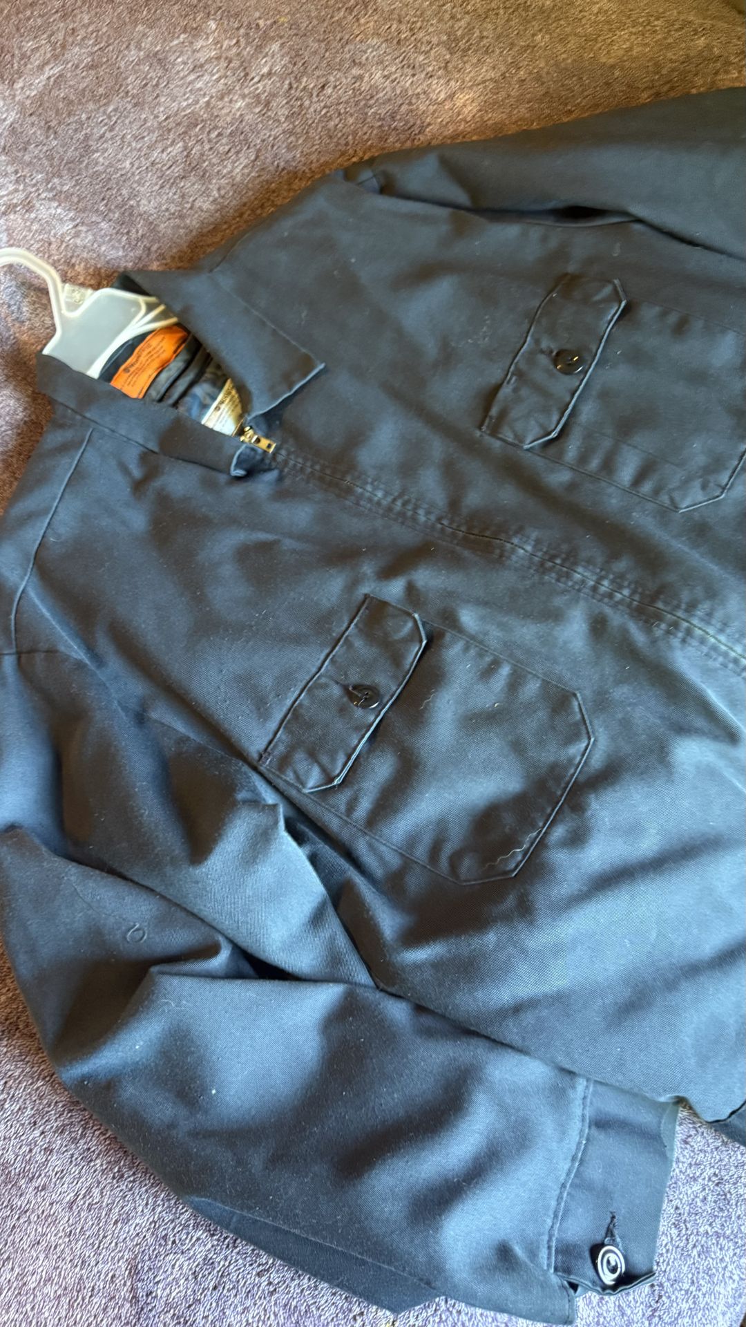 Navy blue workwear jacket