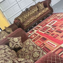 Sofa With 2 Loveseats 