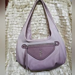 Vera Wang Purple Ombre Hobo Handbag 