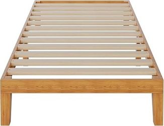 New in box Queen  oak platform bed frame