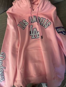 Pink Dodgers Hoodie Sweater