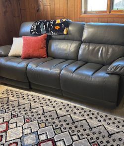 Recliner sofa and loveseat