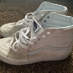 White High Top Vans
