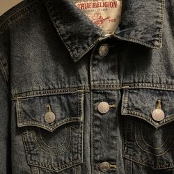 (SM) True Religion Denim Trucker Jacket 