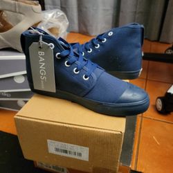 BANGS High-Tops Navy Blue