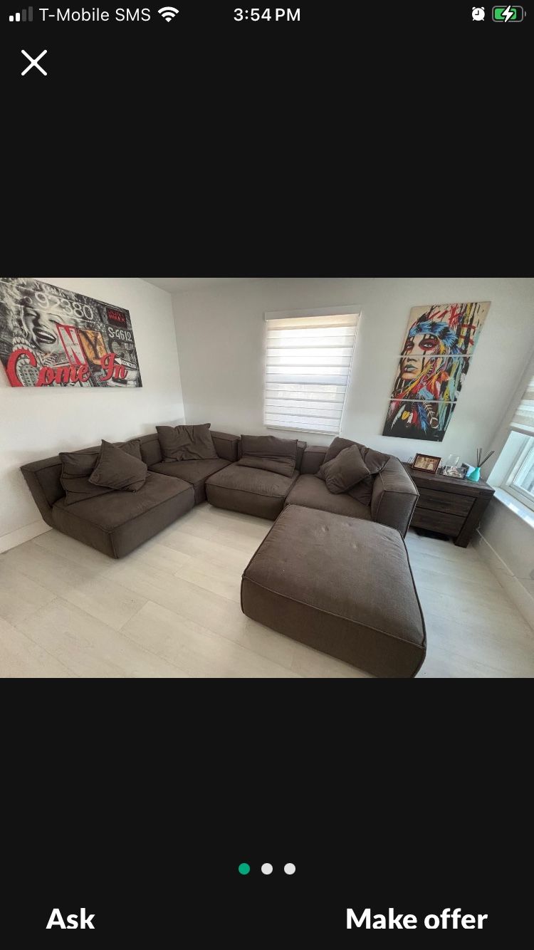 Wraparound Modular Sectional 5 Piece Sofa Set! $400 Delivery 🚚 Included!