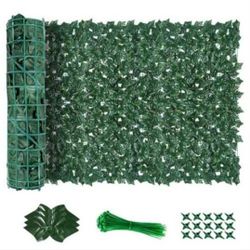 Artificial Leaf Privacy Fence
