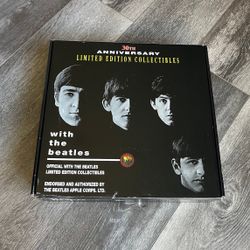 Vintage With The Beatles 30th Anniversary Gift Box Set Hat Pins Collectors Item