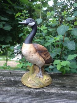 Ceramic, hand painted Goose by Andrea