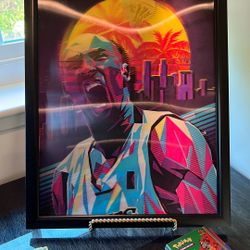 Color Changing Kobe Poster