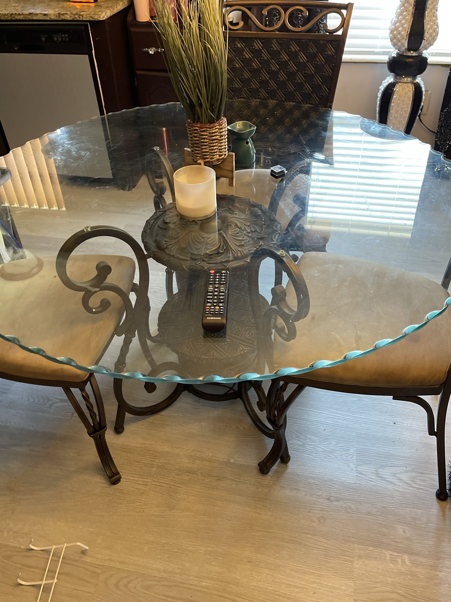 Glass Dining Room Table 