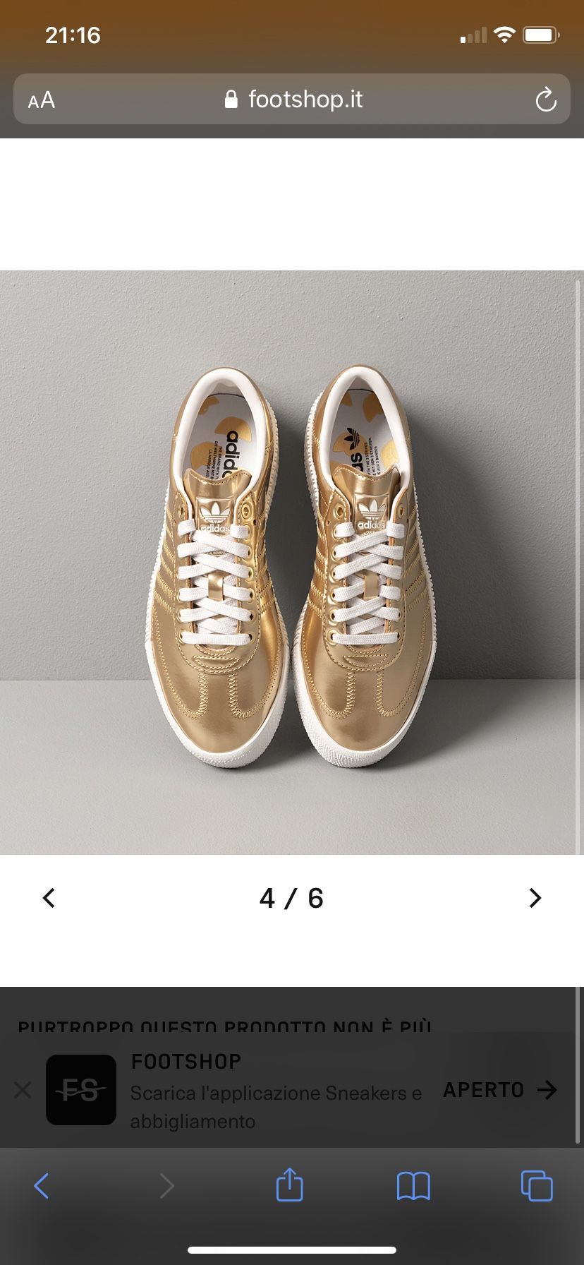 ADIDAS Originals Sambarose Sneakers Woman - Size 6.5