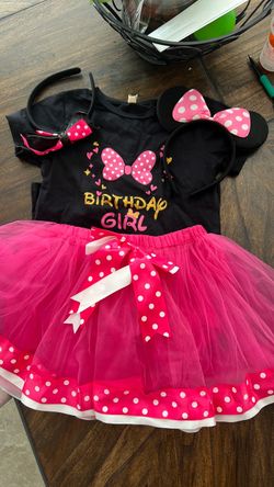 Minie birthday outfit