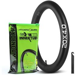 Fat Bike Tube with AV 32mm Valve, Size 20 Inches