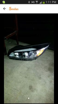 2015-16 Kia sorento left side headlight