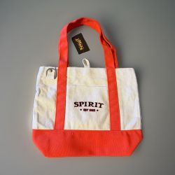 Spirit Halloween Orange Embroidered Mini Tote Bag Halloween Rare