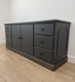 ✨ XL Solid Wood Credenza / Entertainment Console ✨