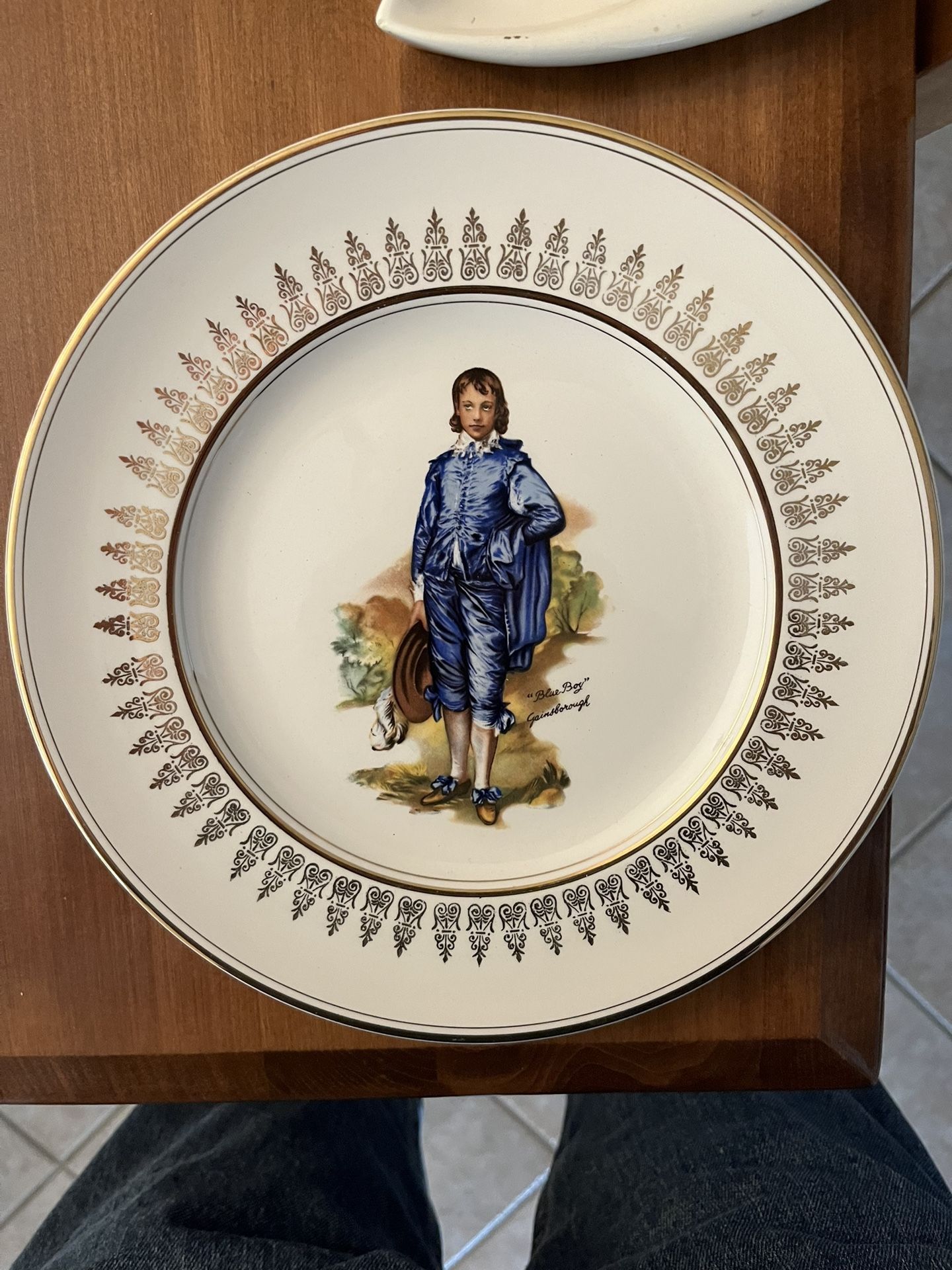 Wood & Sons Blue Boy Plate