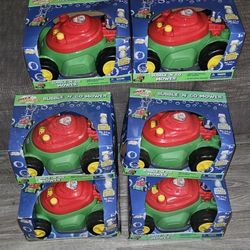 6 Toddler Play Bubble Blowing Mowers