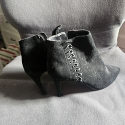 Black Boot Heels Size 6