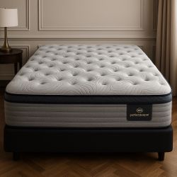 King Size Mattress Serta Perfect Sleeper Pillow Top 14” Inches New From Factory Wrapped in Plastic Same Day Delivery 