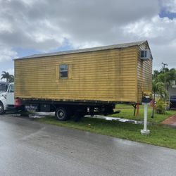 Sheds Relocated, Movemos Casita De Patio Container Rv Trailer Crane 