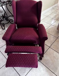 Burgundy Recliner Chair