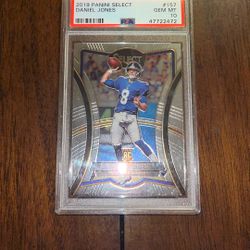 Daniel Jones Panini Select Rookie PSA 10
