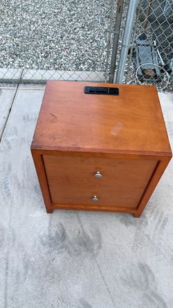 1 nightstand 24”High x 22” wide x 18” deep.