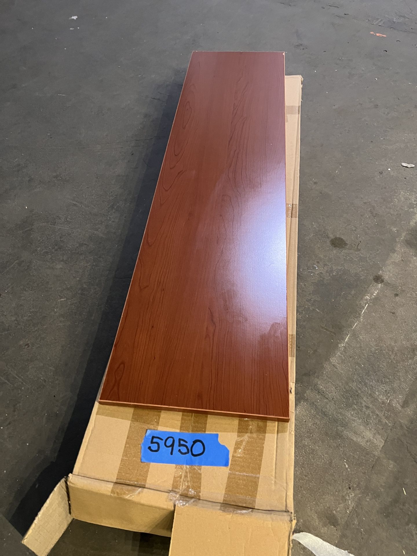 10 Laminate Shelves 12”x48” - Mahogany Or Cherry