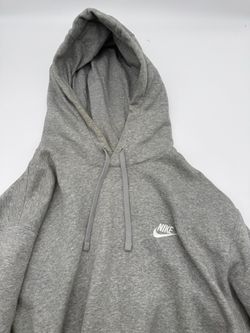 Nike Grey Sportswear Club Fleece Pullover Hoodie