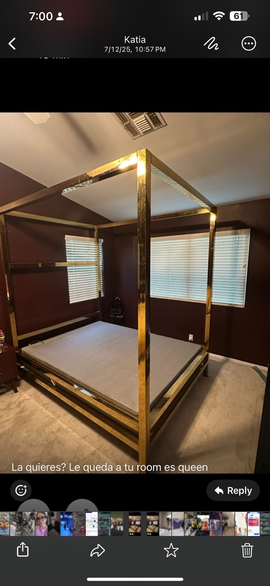 Queen Sized Bed Frame/bed