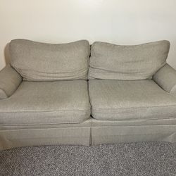 Comfortable Tan Sofa