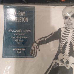 Boys X-ray Skelton Costume 