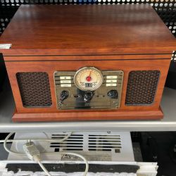 Record Player With Bluetooth And Cd