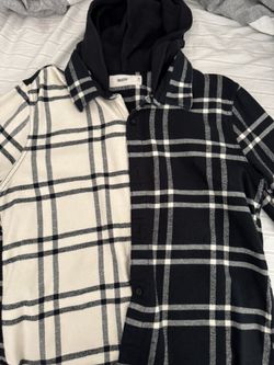 Hollister Hooded Button Flannel