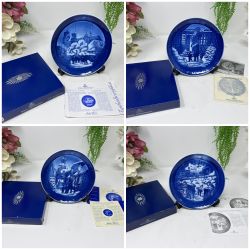 Royal Copenhagen Christmas Plates Collection 28 Denmark Blue Porcelain 7 1/8”