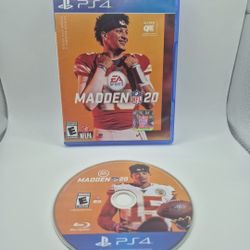 Madden NFL 20 Patrick Mahomes PS4 (Sony PlayStation 4, 2019)