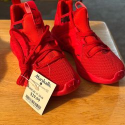 RED PUMA TODDLER SHOES